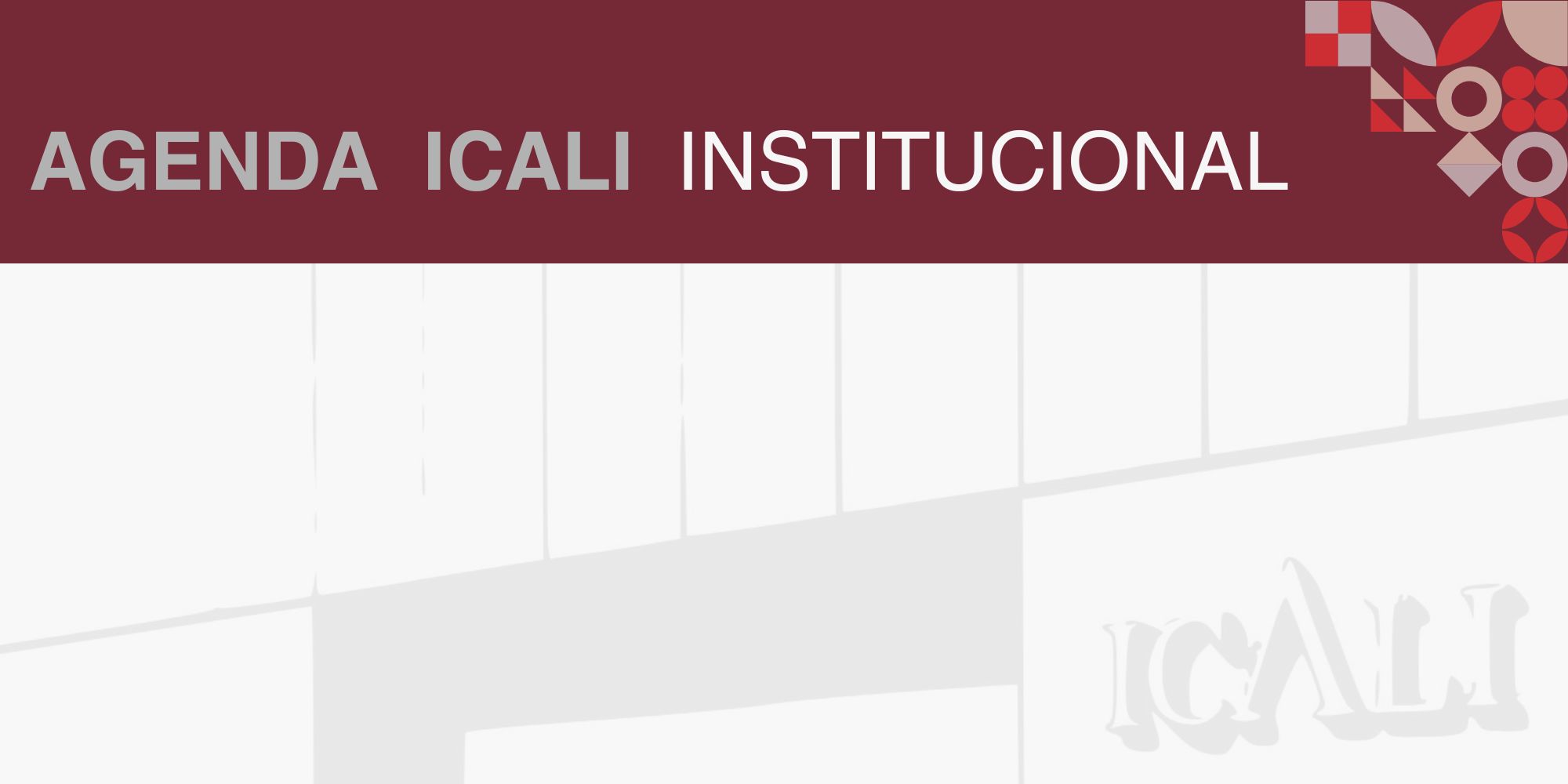 Agenda Institucional de la Junta de Gobierno del 30 de marzo al 3 de abril