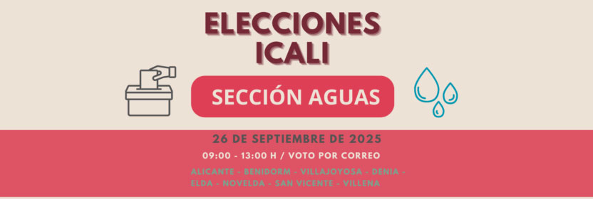 Convocatoria a elecciones de la Sección de Aguas del ICALI
