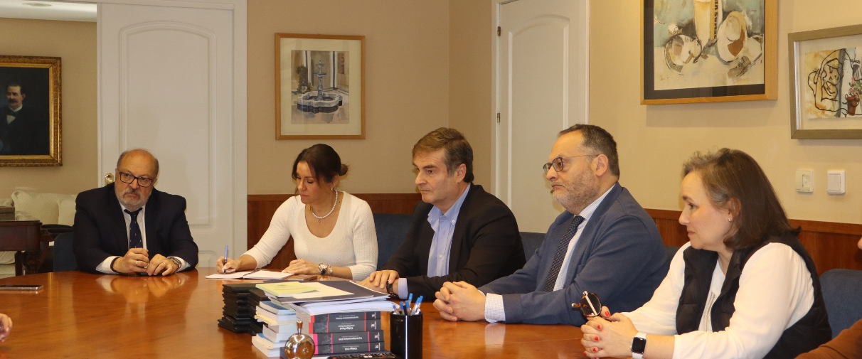 La Junta de Gobierno mantiene una reunión con la delegada territorial de Justicia en Córdoba