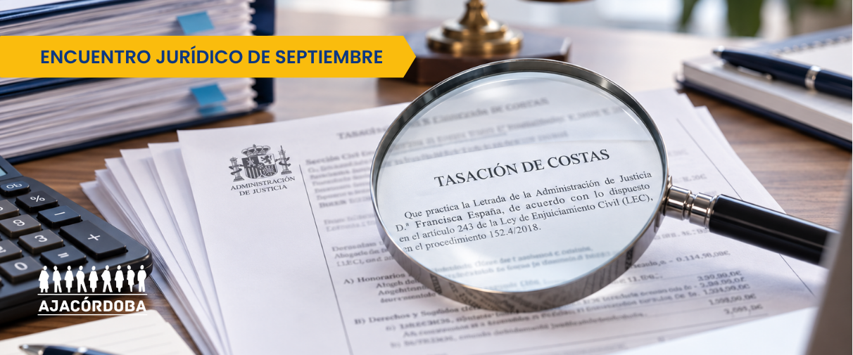 Encuentro Jurídico AJA: Cómo afrontar una TASACIÓN DE COSTAS